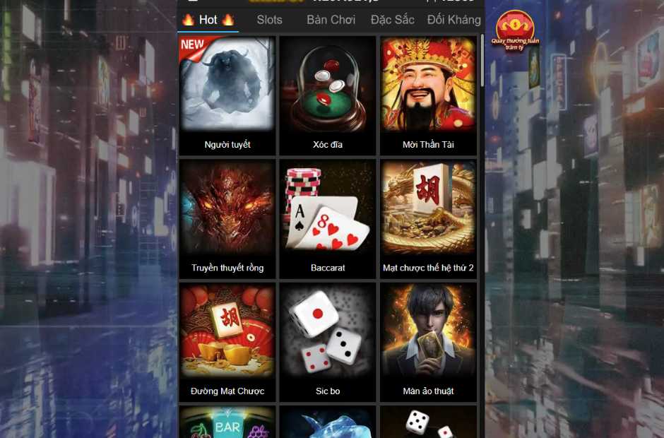 Nhà cái đa dạng game slot cho người chơi lựa chọn