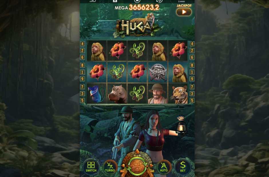 Slot Huga có giao diện sắc nét và thân thiện