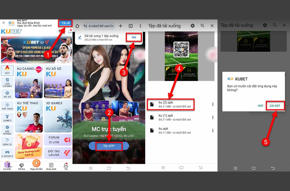 Hướng dẫn tải game kubet