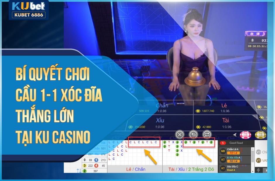 Bí quyết chơi cầu 1-1 xóc đĩa thắng lớn tại kucasino