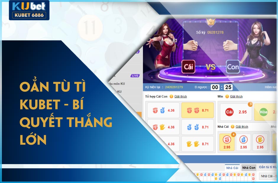 Trò chơi oẳn tù tì kubet, mới lạ và hấp dẫn